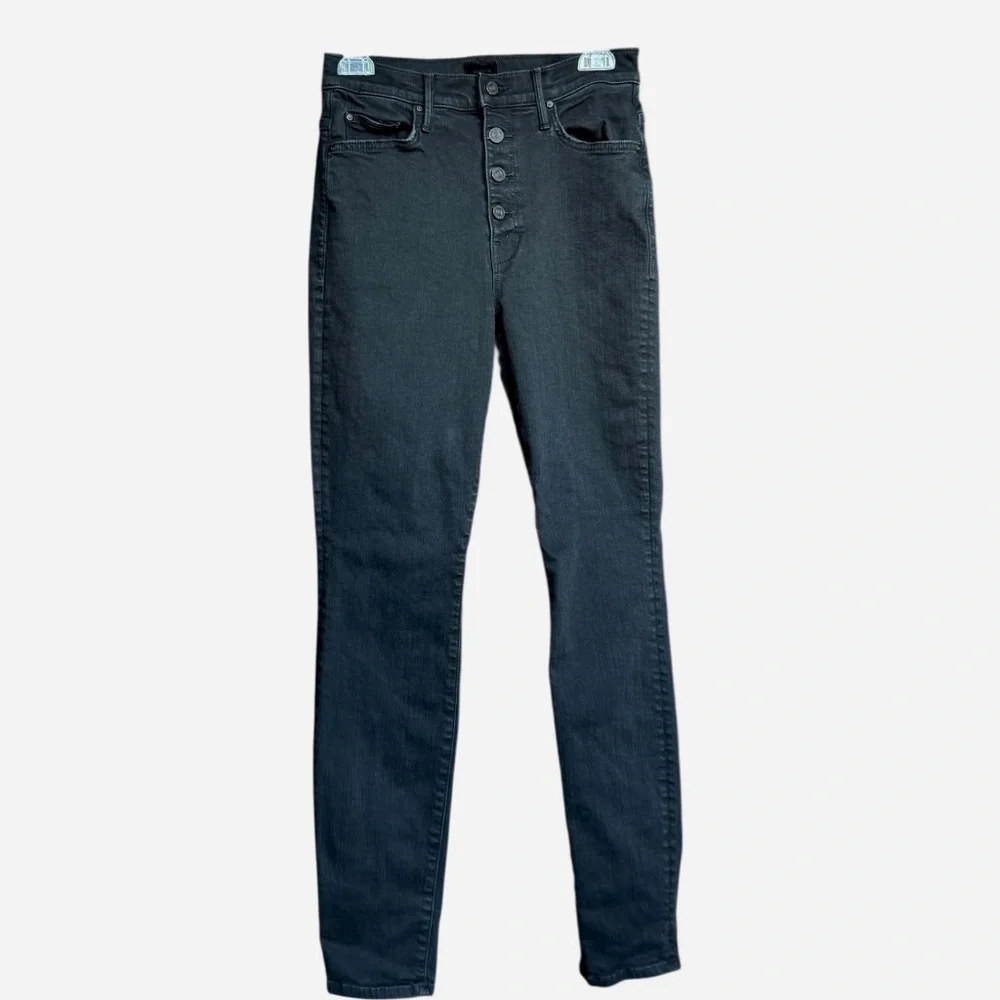 Mother The Pixie Swooner Skimp Black Not Guilty Denim‎ Jeans Sz 26